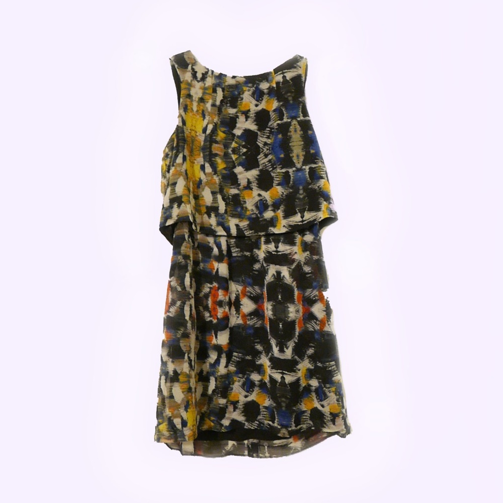Mini Abstract Flow Dress